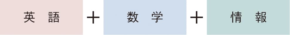 英語+数学+情報